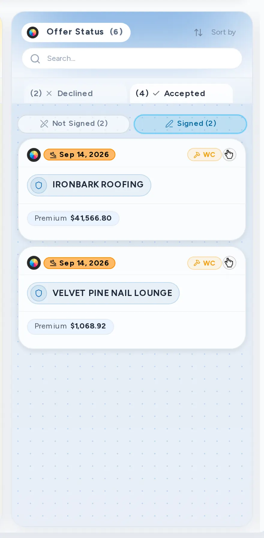 Create An Application And Get Quotes