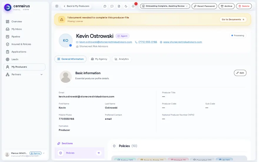 Manage Your Producers